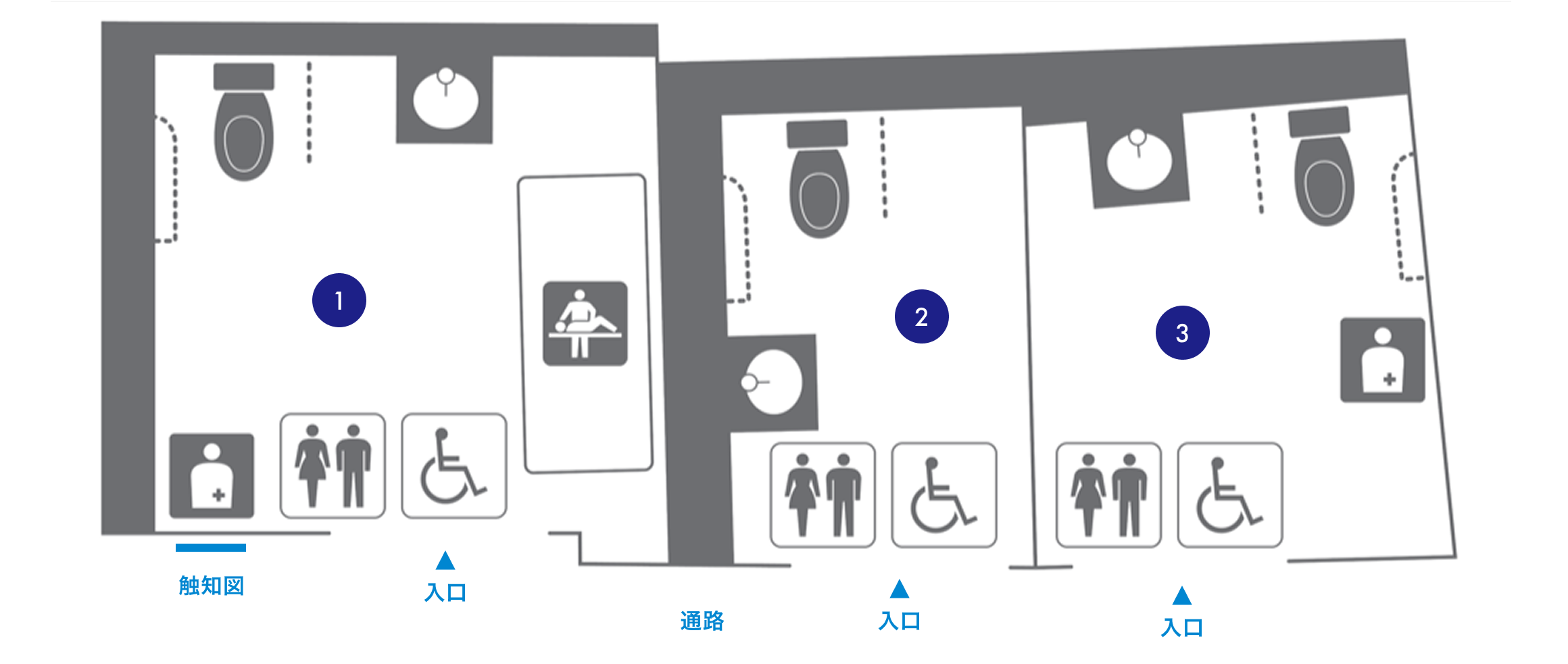 トイレ内マップ