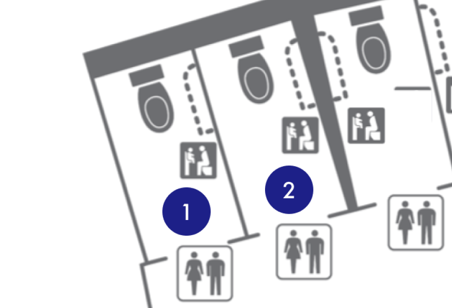男女共用トイレ