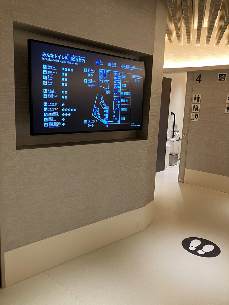 トイレ空き表示案内